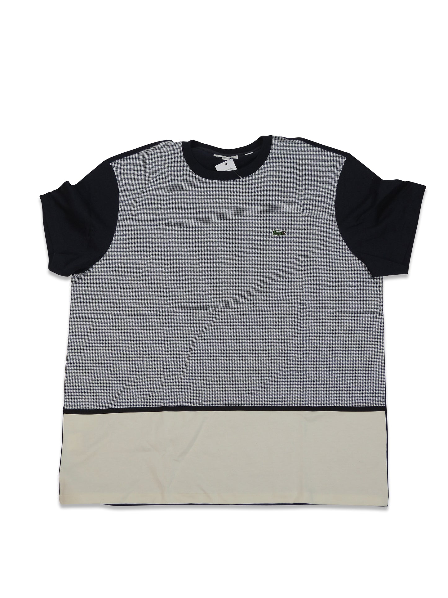 Lacoste T-shirt Short Sleeve Navy Blue Grey Off White