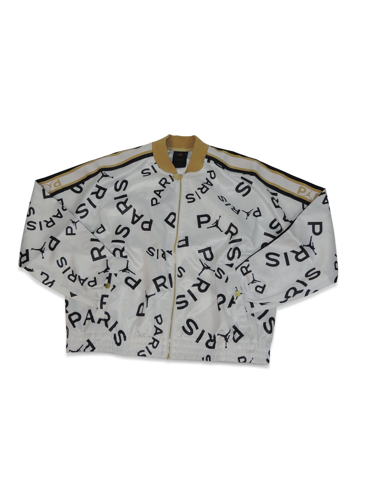 Womens PSG Track Jacket White Club Gold Metallic
