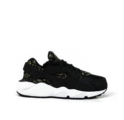 NIKE AIR HUARACHE RUN PRINT BLACK LEOPARD WOMEN